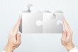 Business puzzle concept Business puzzle concept