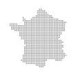 Pixelkarte - Frankreich