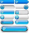 Call high-detailed web button collection.