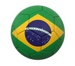 3D soccer ball brazil