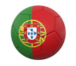 3D soccer ball portugal