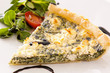 Quiche mit Spinat und Feta
