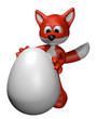 fuchs mit ei