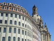 historische Bürgerhäuser und Frauenkirche Dresden