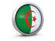 Algeria flag icon 3d render Algeria flag icon 3d render