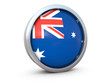 Australia flag icon 3d render Australia flag icon 3d render