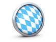 Bavaria flag icon 3d render Bavaria flag icon 3d render