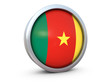 cameroon flag icon 3d render cameroon flag icon 3d render