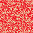 Vektor: Red and gold Christmas background, seamless pattern included Red and gold Christmas background, seamless pattern included
