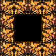 Ornate floral frame Ornate floral frame