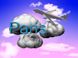 Illustration: Flight to Paris Flight to Paris