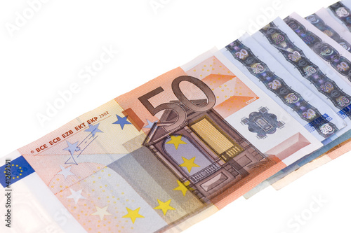 Photo: Banknotes of euros Banknotes of euros