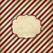 Scrap striped card with frame Scrap striped card with frame