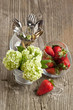 Strawberries and flowers Strawberries and flowers