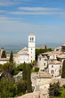 Panoramic view of the church in Assisi Panoramic view of the church in Assisi