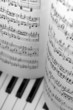 Piano, teclado, partitura