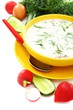 Cold summer soup kefir