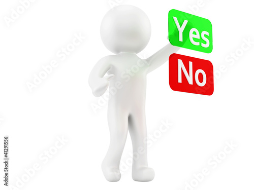 Illustration: yes or no yes or no