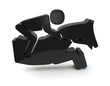 reiten ride symbol 3d