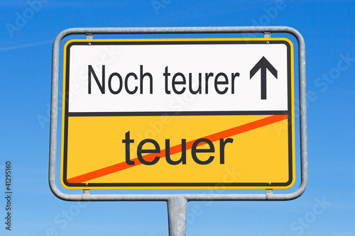 Illustration: teuer und noch teurer teuer und noch teurer