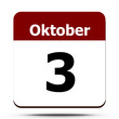 Kalender - Oktober 3