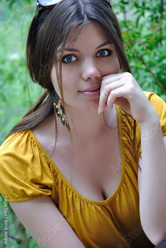 Photo: beautiful female in nature beautiful female in nature