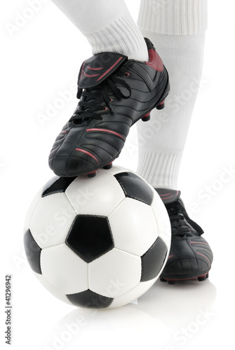 Photo: Fußball Pose Fußball Pose