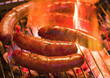 Grilling bratwursts