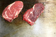 Raw meat, steak fillets