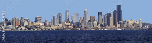 Photo: Seattle skyline panorama. Seattle skyline panorama.