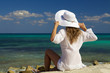 Woman looking the sea