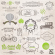 Vector Set: Calligraphic Design Elements and Page Decoration, Vi Vector Set: Calligraphic Design Elements and Page Decoration, Vi