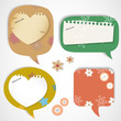 Speech bubbles & scrapbook elements Speech bubbles & scrapbook elements