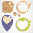 Speech bubbles & scrapbook elements Speech bubbles & scrapbook elements