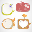 Speech bubbles & scrapbook elements Speech bubbles & scrapbook elements