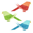 Origami Bird   Zebra Parakeet    made from Recycle Paper
