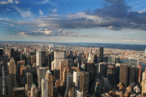 Photo: New York City Manhattan aerial New York City Manhattan aerial
