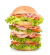 Junk food hamburger