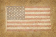 Grungy American Flag with mottled texture Grungy American Flag with mottled texture