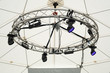 Stage lights on a support ring structure Stage lights on a support ring structure