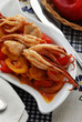 Moscardini ai peperoni Octopus with peppers Moscardini ai peperoni Octopus with peppers