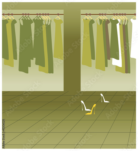 Vector: Department store Department store