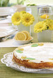 Foto: Käsekuchen auf Kaffeetafel Käsekuchen auf Kaffeetafel