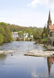 Llangollen and river Dee in North Wales UK