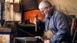 Blacksmith at work Blacksmith at work