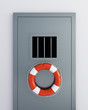 prison doors life buoy