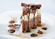 canvas print picture - cream chocolate cake sweet food