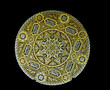 plate with medieval ornaments