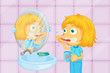 Brushing teeth
