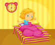 Girl waking